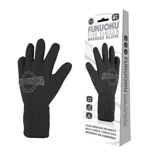 Fukuoku Five Finger Massage Glove - Left Hand Fukuoku Five Finger Massage Glove - Left Hand